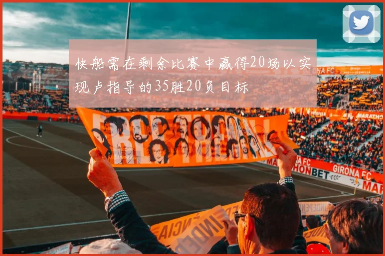 快船需在剩余比赛中赢得20场以实现卢指导的35胜20负目标